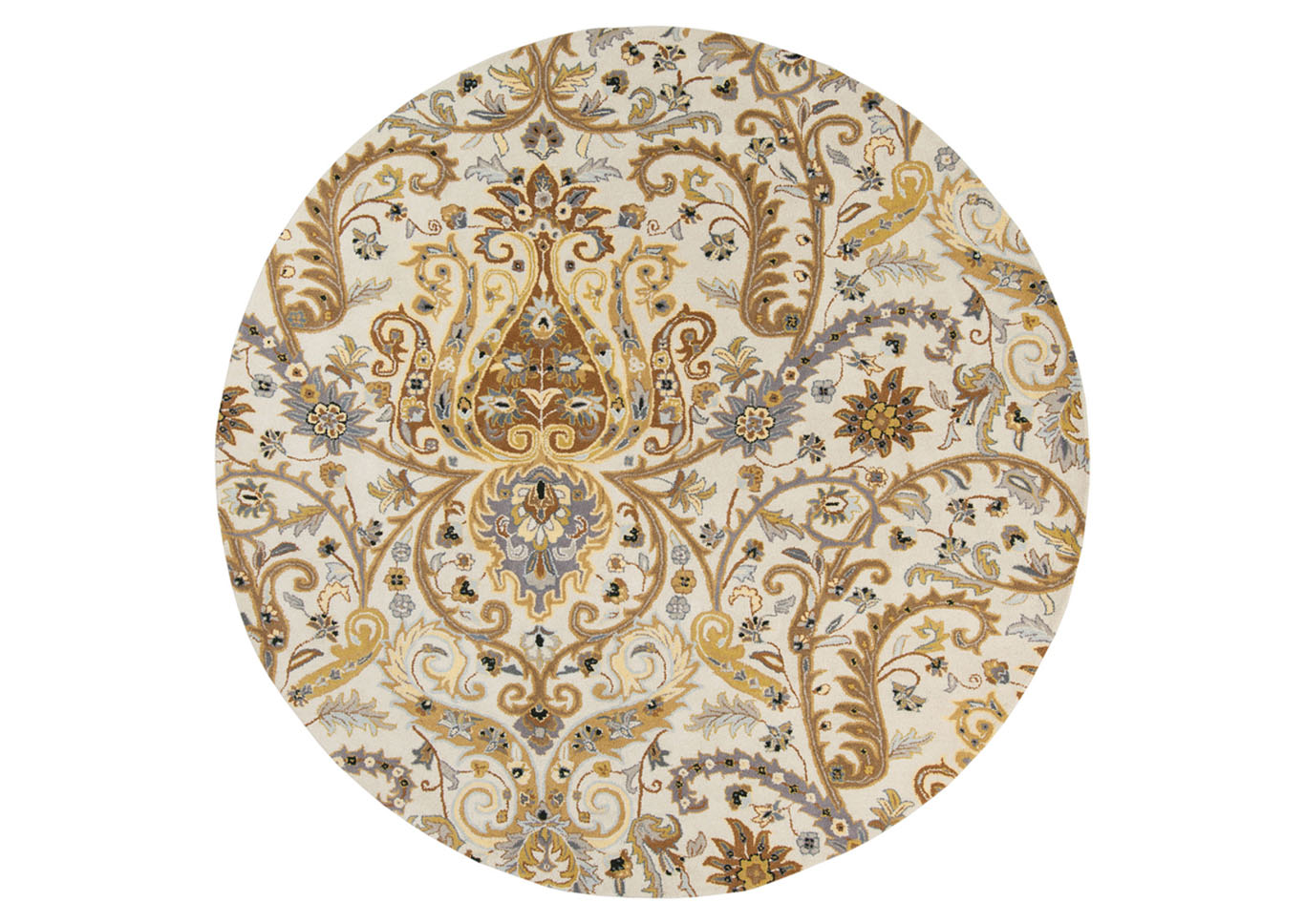 Ancient Treasures Neutral Area Rug,Surya