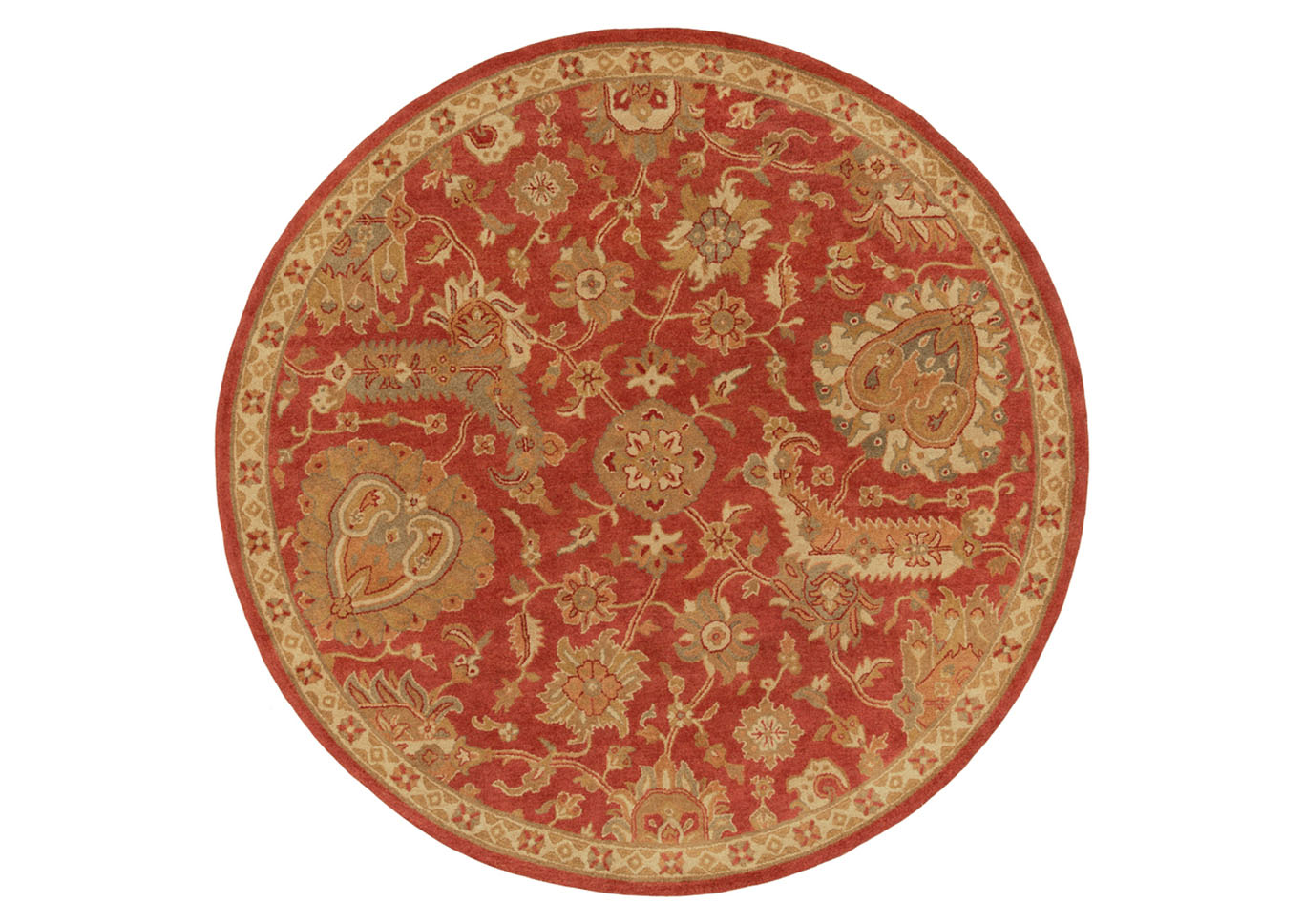 Ancient Treasures Red Area Rug,Surya