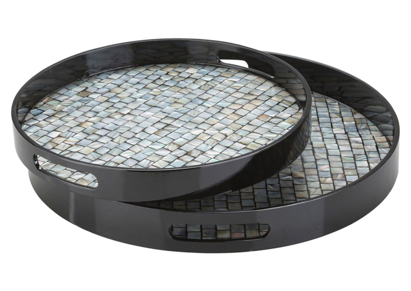 Arabela Black Tray Set,Surya