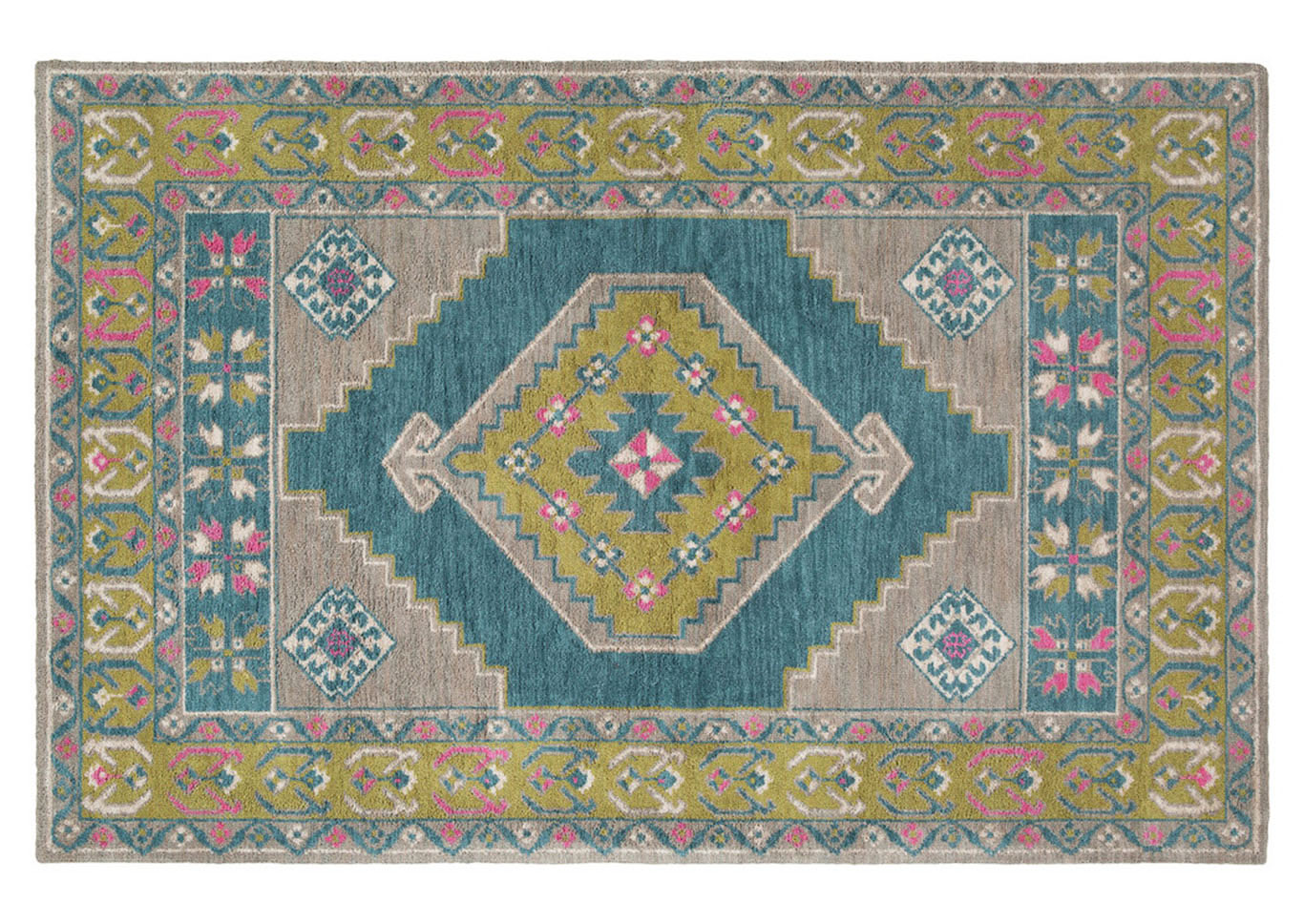 Arabia Gray Area Rug,Surya