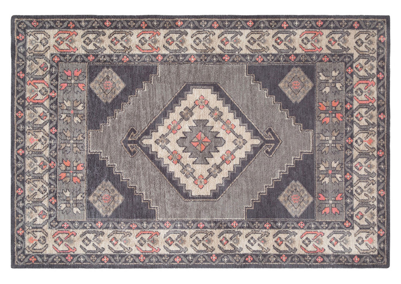 Arabia Gray Area Rug,Surya