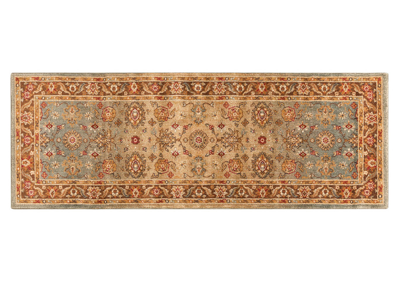 Arabesque Brown Runner,Surya