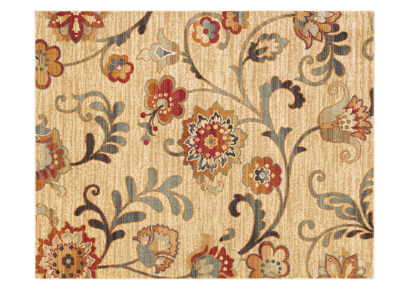 Arabesque Neutral Area Rug,Surya