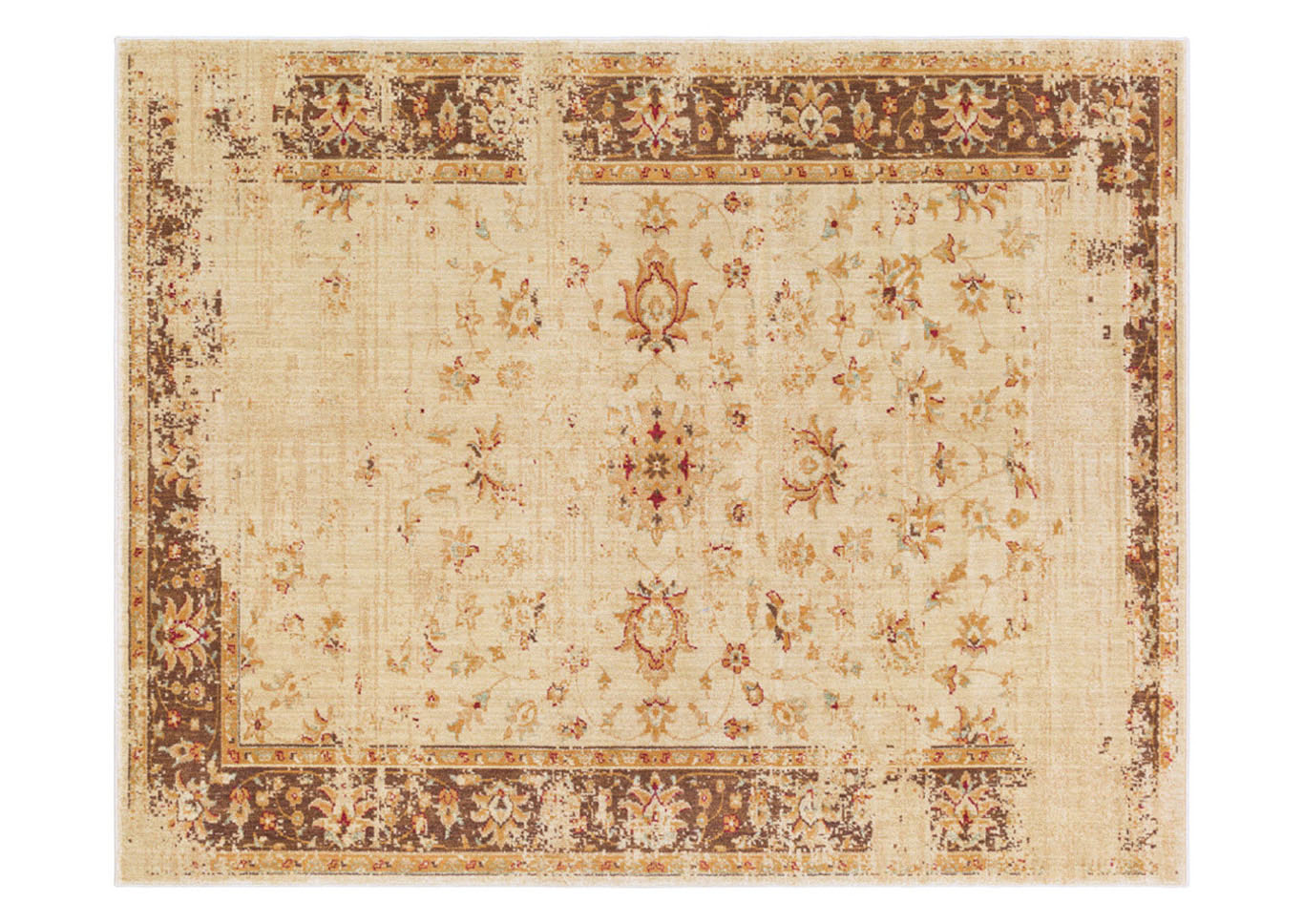 Arabesque Neutral Area Rug,Surya