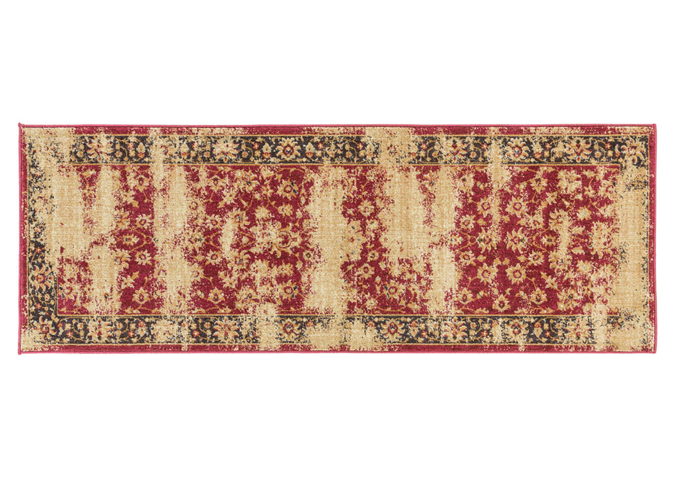 Arabesque Red Runner,Surya