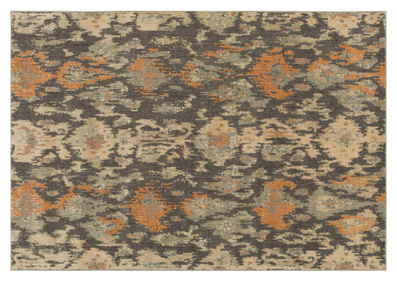 Arabesque Black Area Rug,Surya
