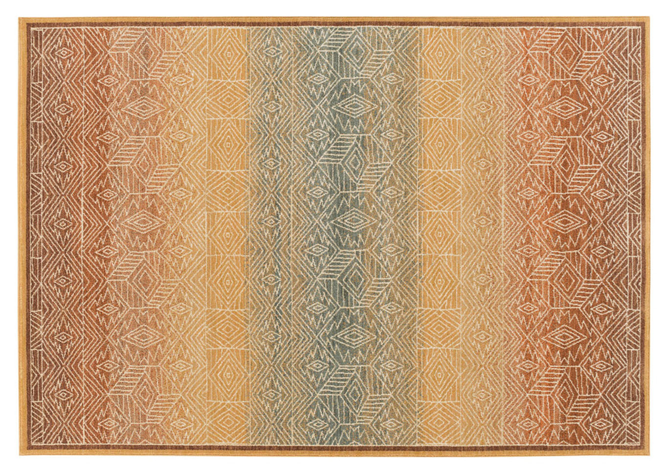 Arabesque Brown Area Rug,Surya