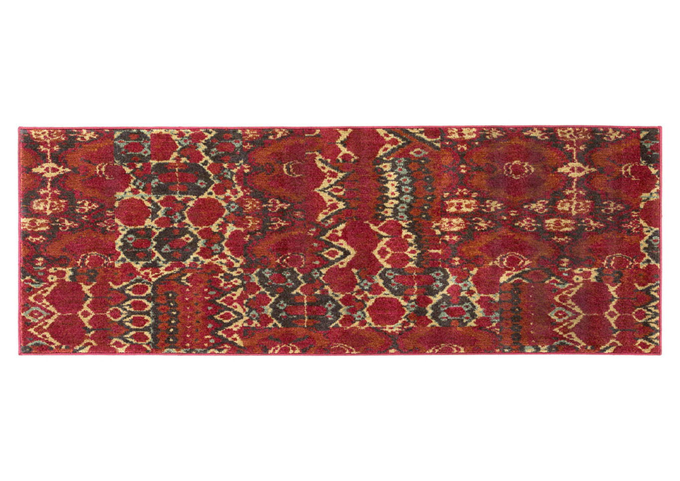 Arabesque Red Runner,Surya