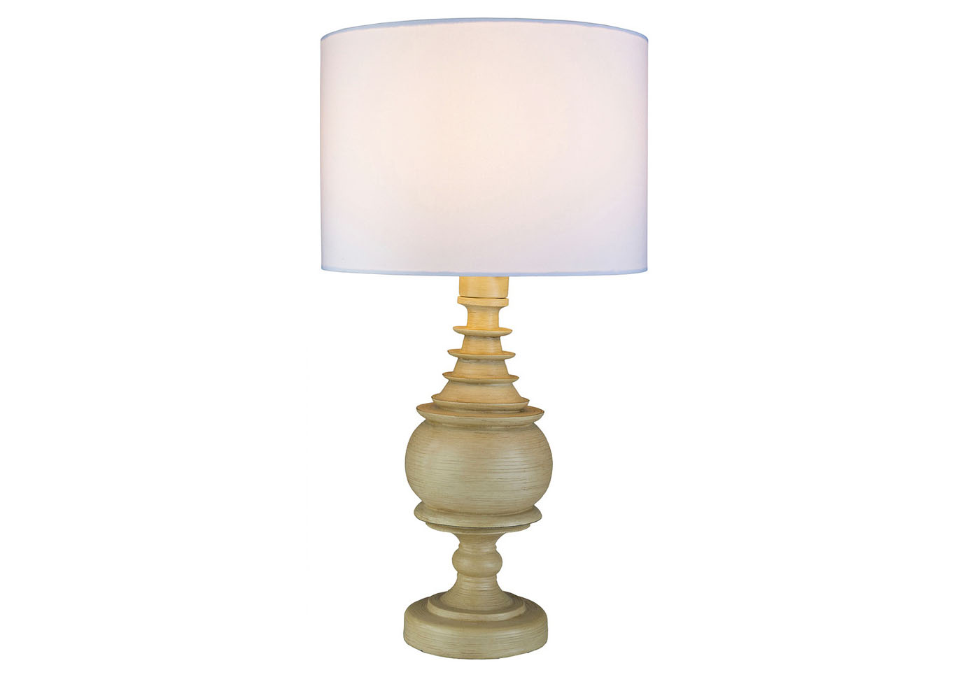 Acacia White Table Lamp,Surya
