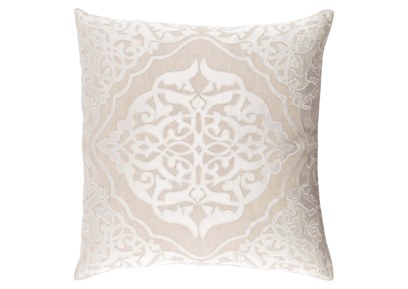 Adelia Khaki Pillow w/Down Insert,Surya