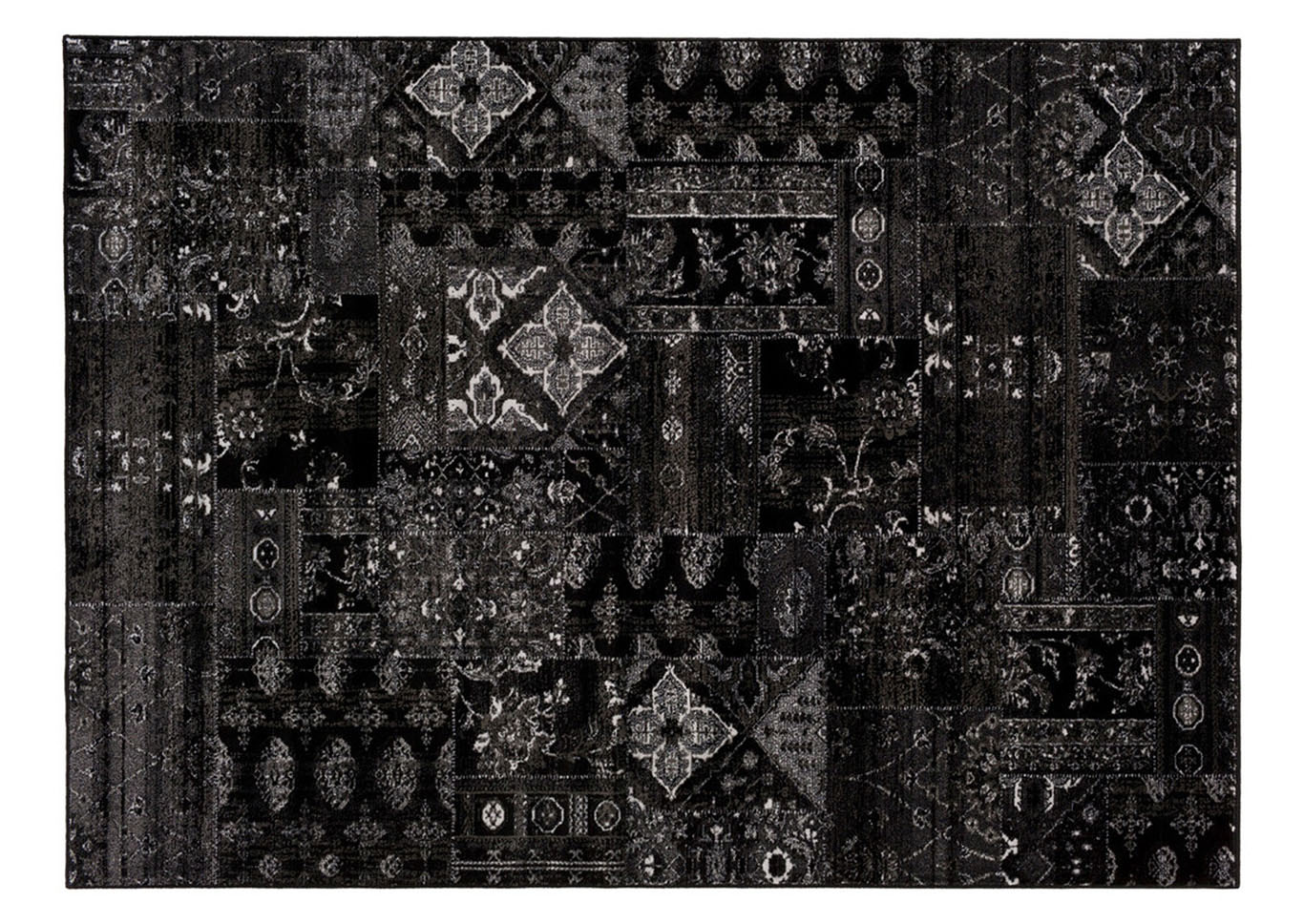 Amadeo Black Area Rug,Surya
