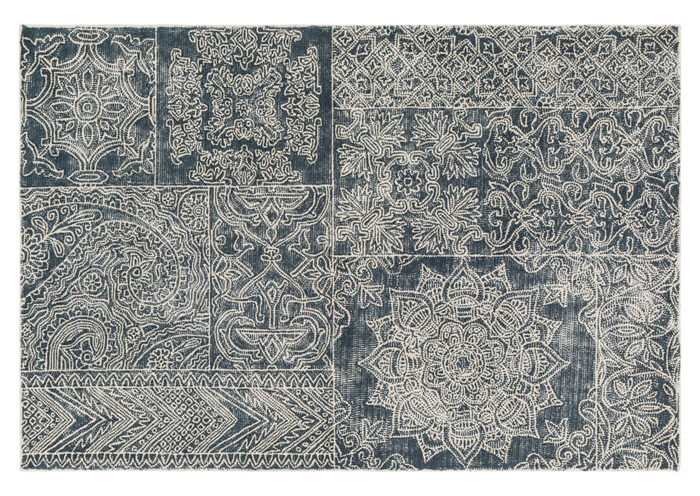 Antigua Blue Area Rug,Surya