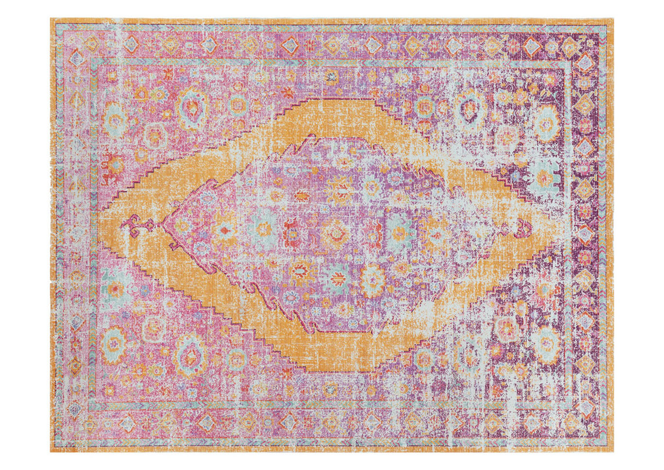 Antioch Pink Area Rug,Surya