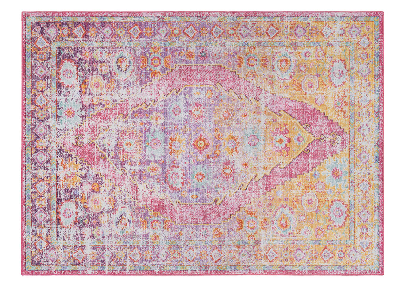 Antioch Pink Area Rug,Surya