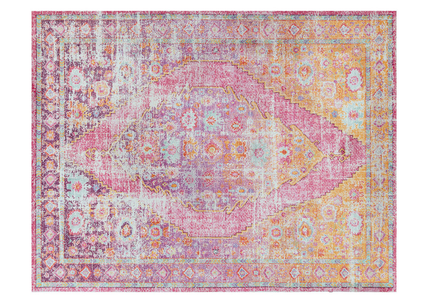 Antioch Pink Area Rug,Surya