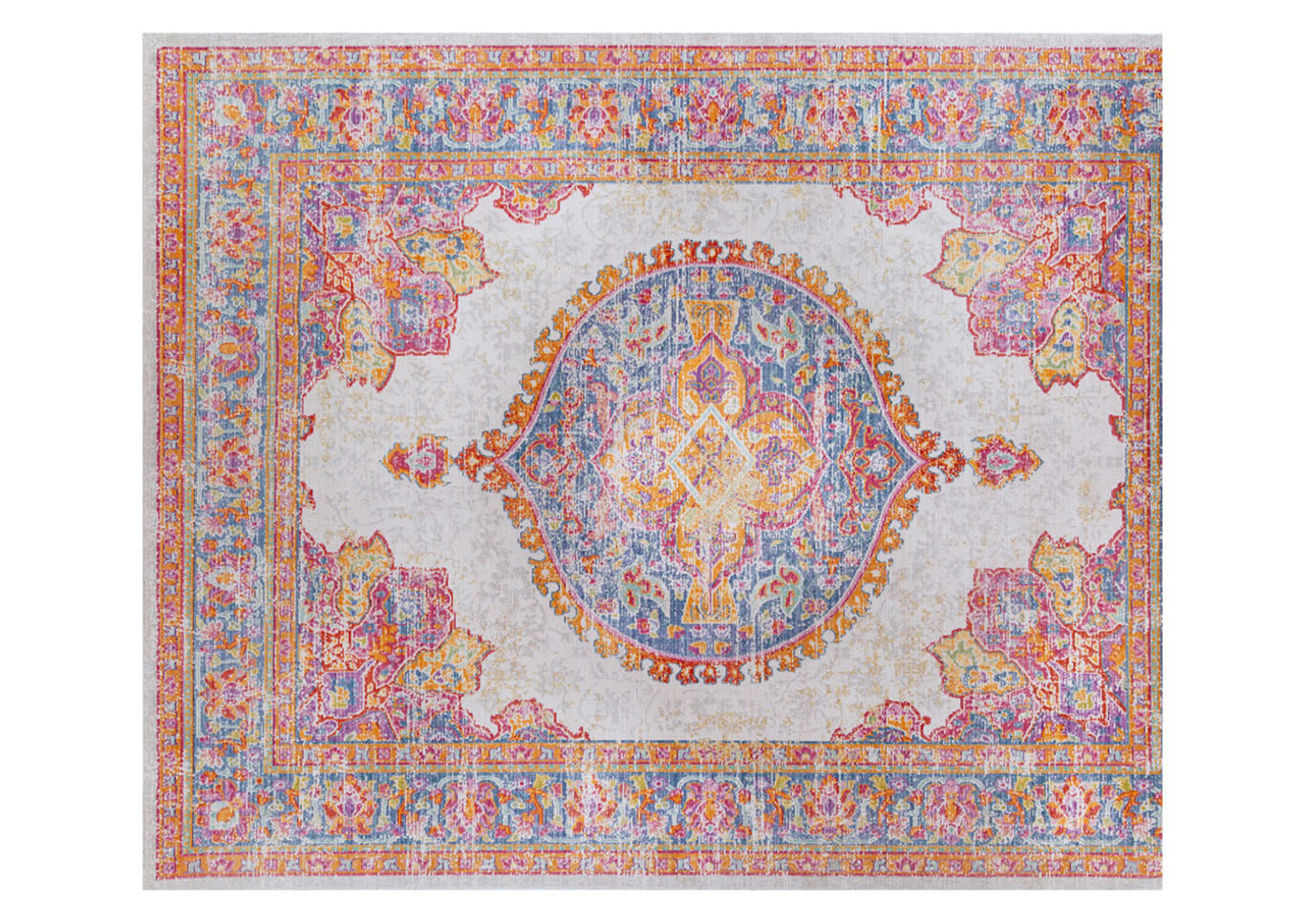 Antioch Pink Area Rug,Surya