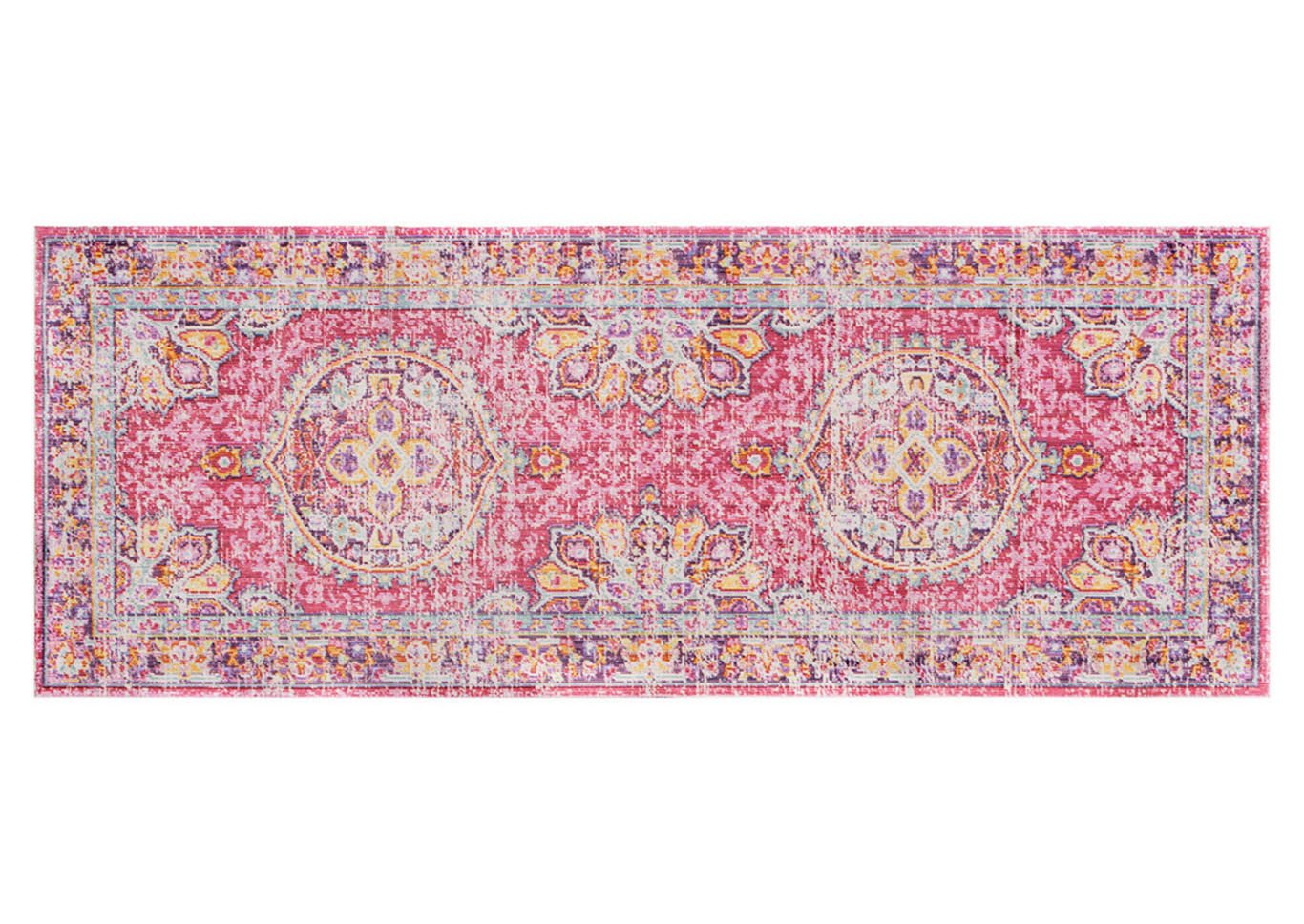 Antioch Pink Runner,Surya