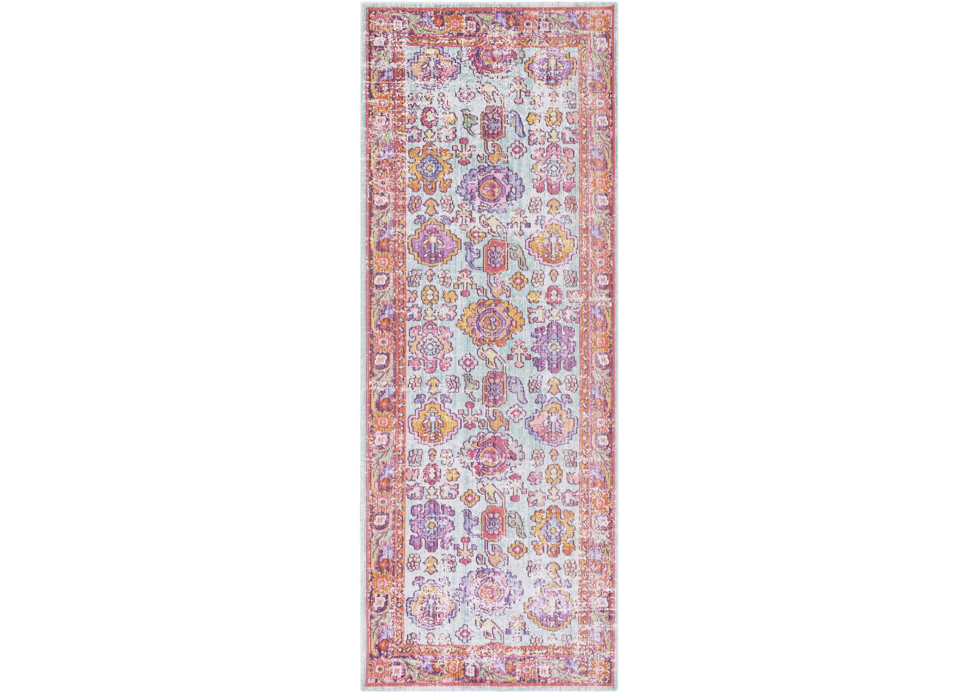 Antioch Pink Runner,Surya