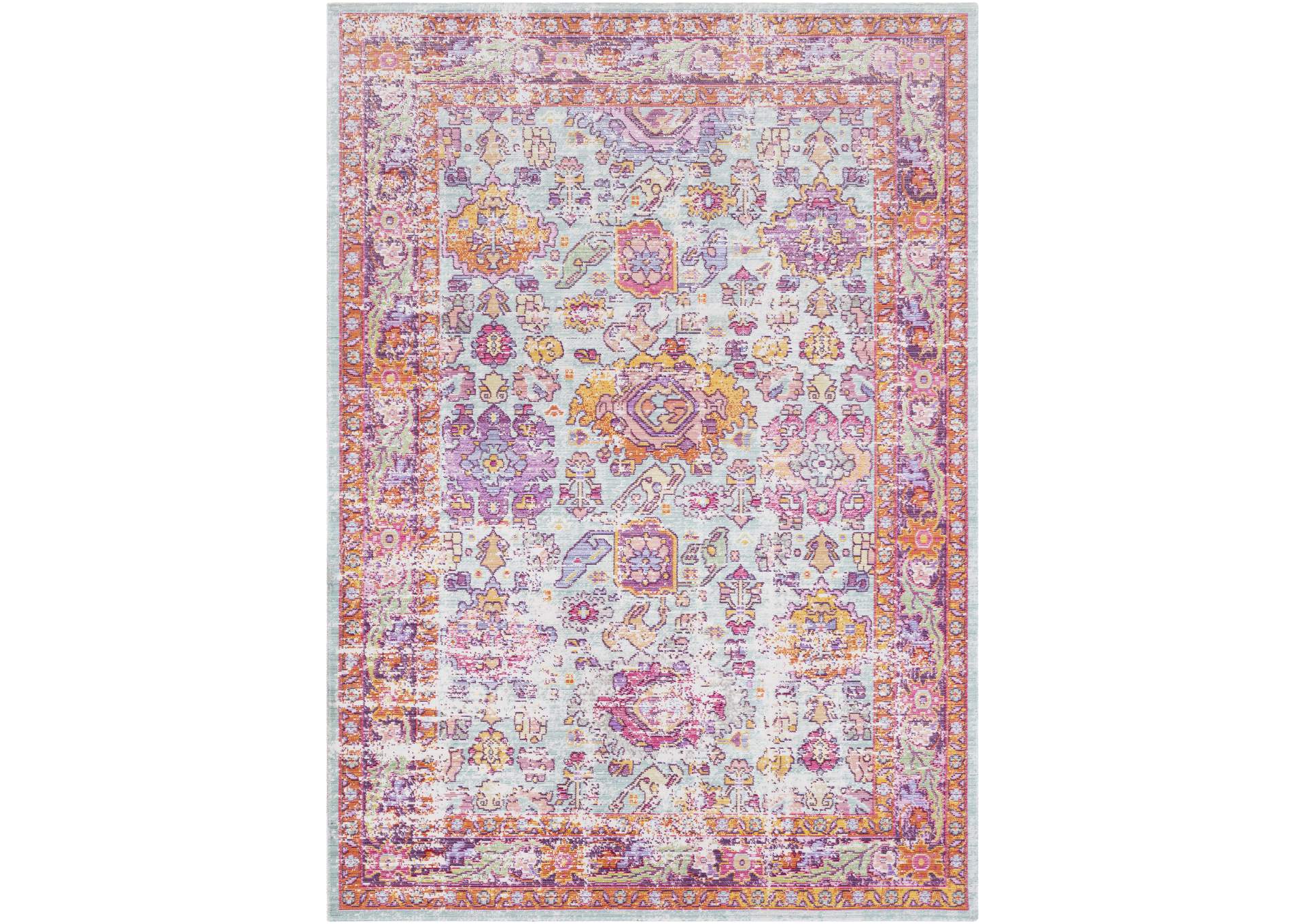 Antioch Pink Area Rug,Surya