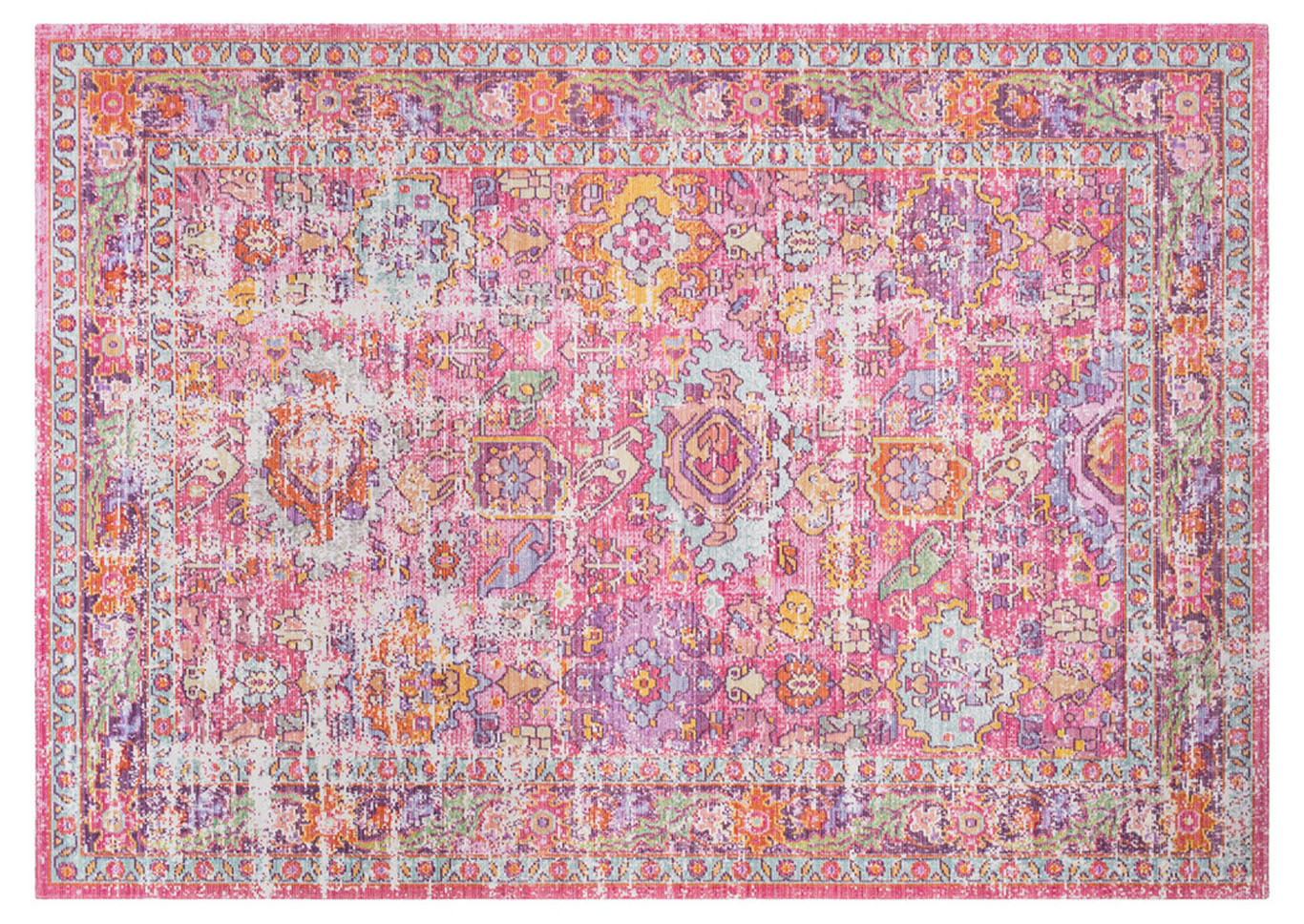 Antioch Pink Area Rug,Surya