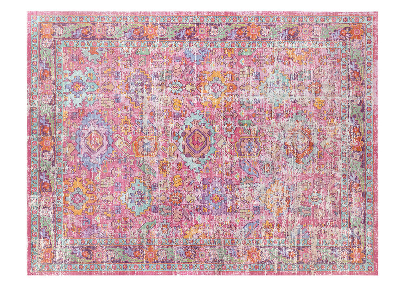 Antioch Pink Area Rug,Surya