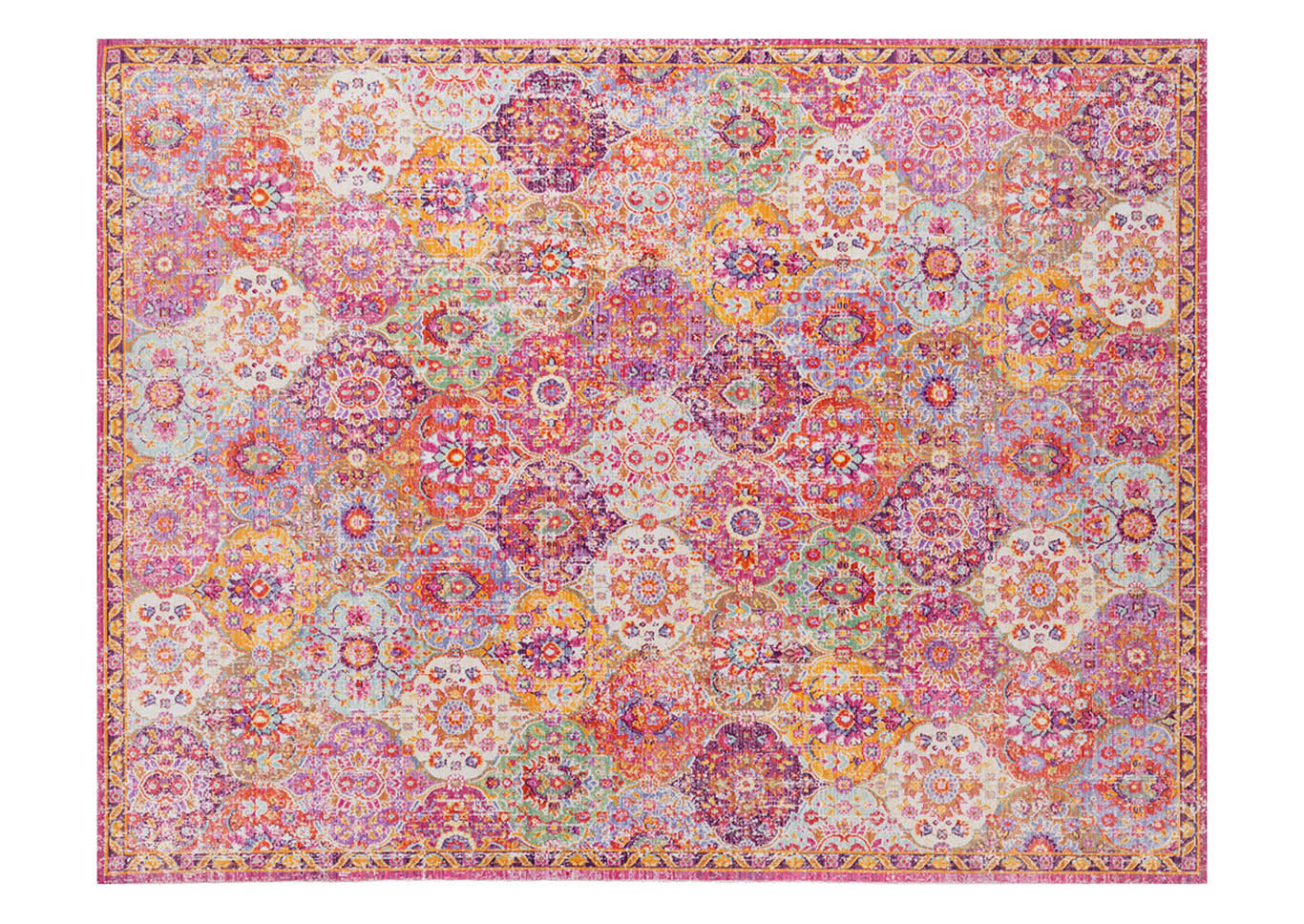 Antioch Pink Area Rug,Surya