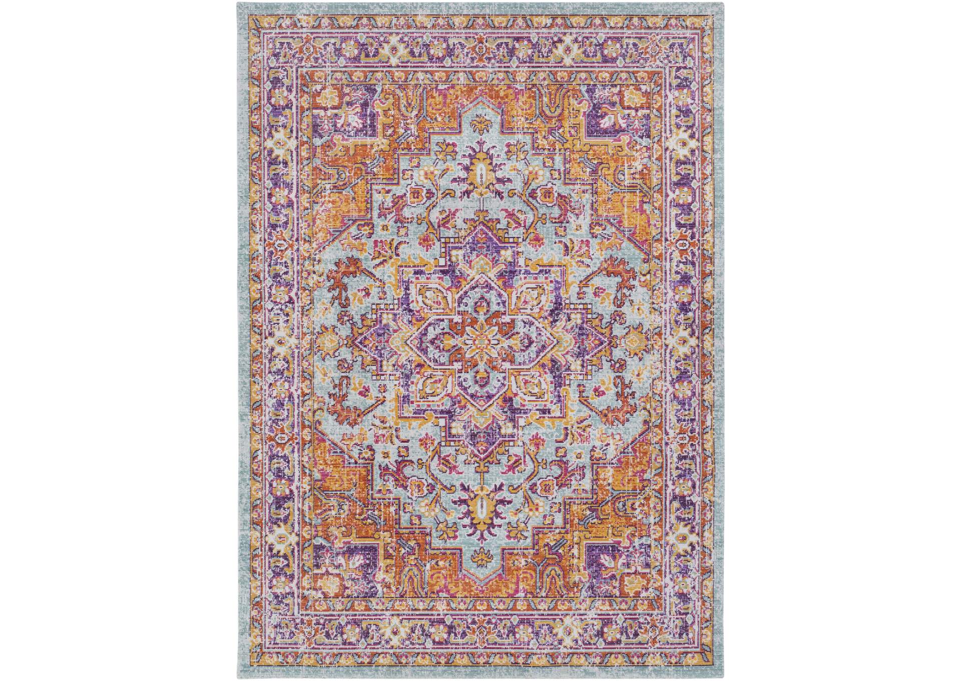 Antioch Purple Area Rug,Surya