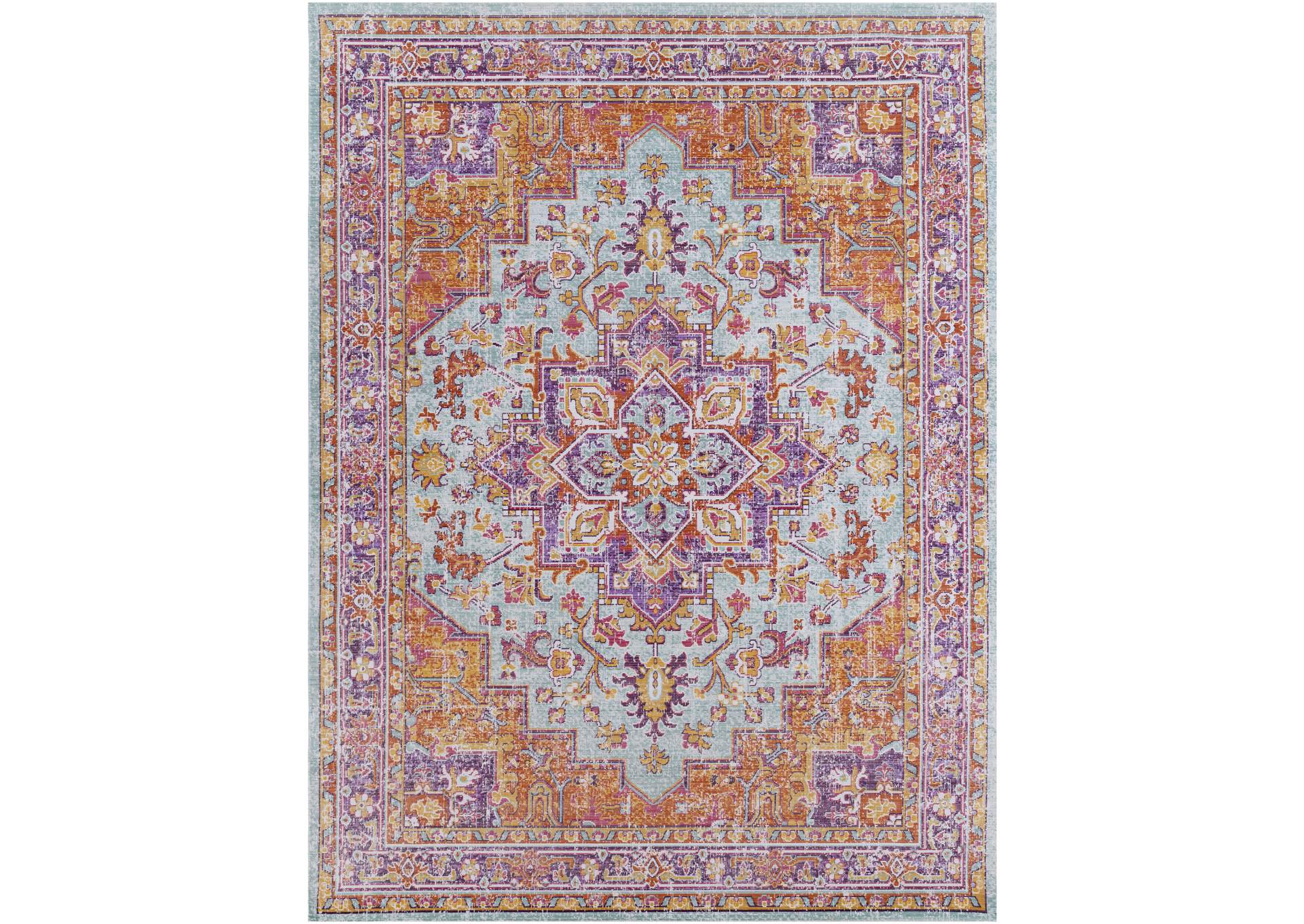 Antioch Purple Area Rug,Surya