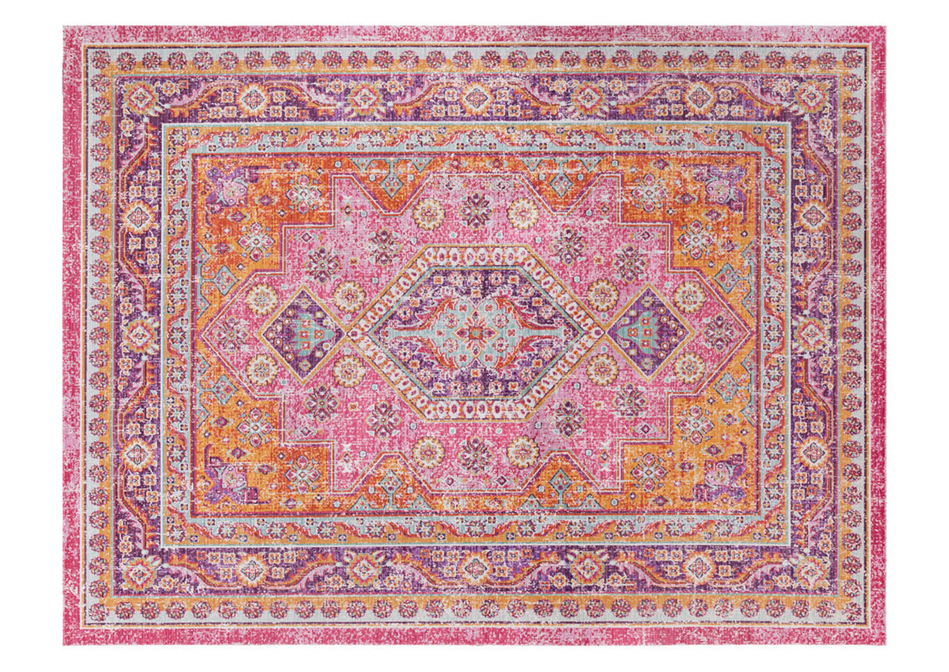 Antioch Pink Area Rug,Surya