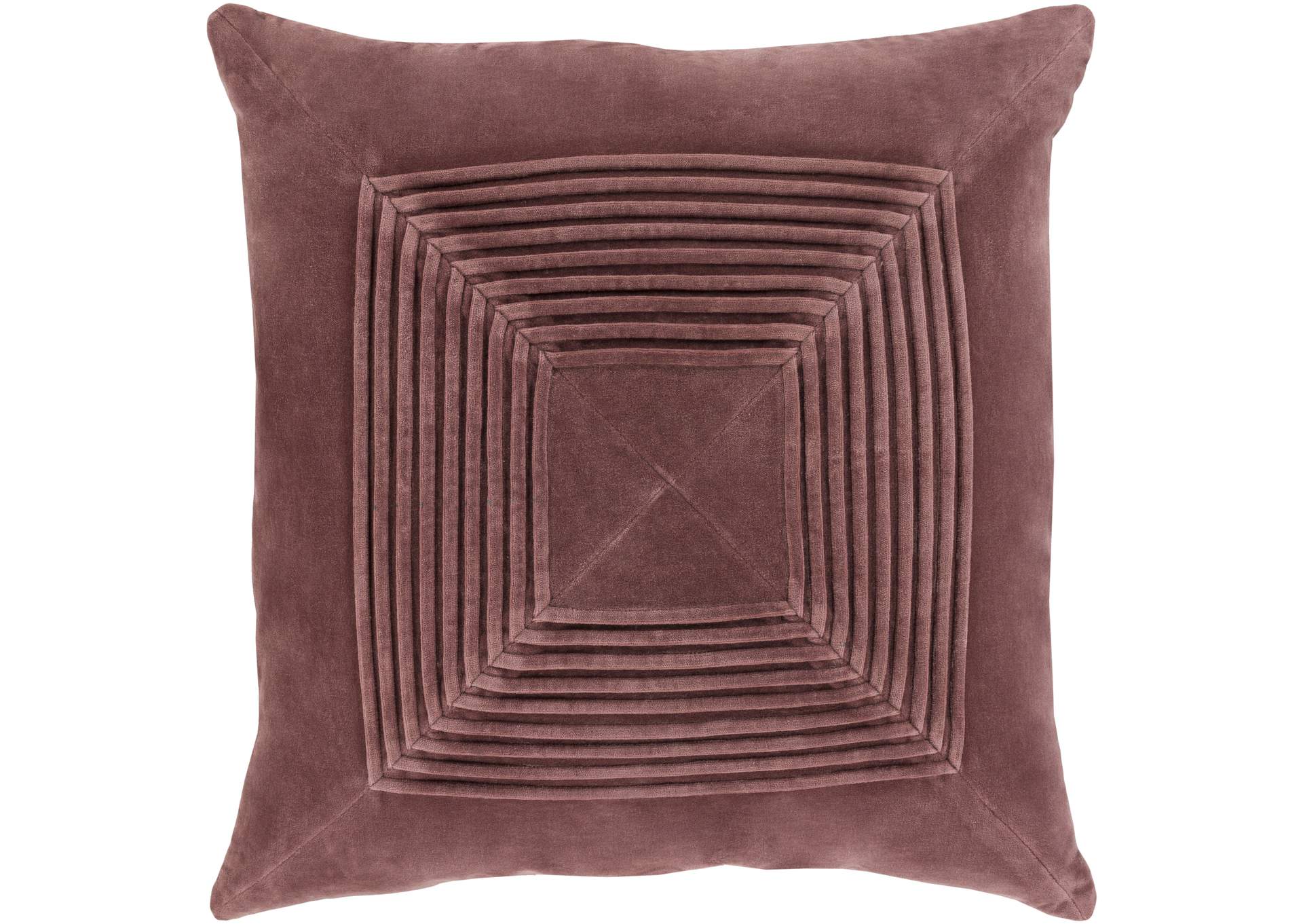 Akira Brown Pillow Cover,Surya