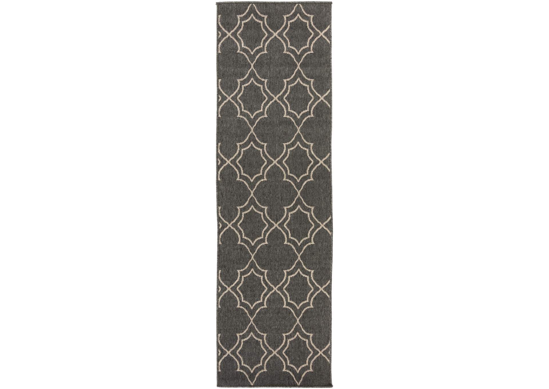 Alfresco Black Runner,Surya