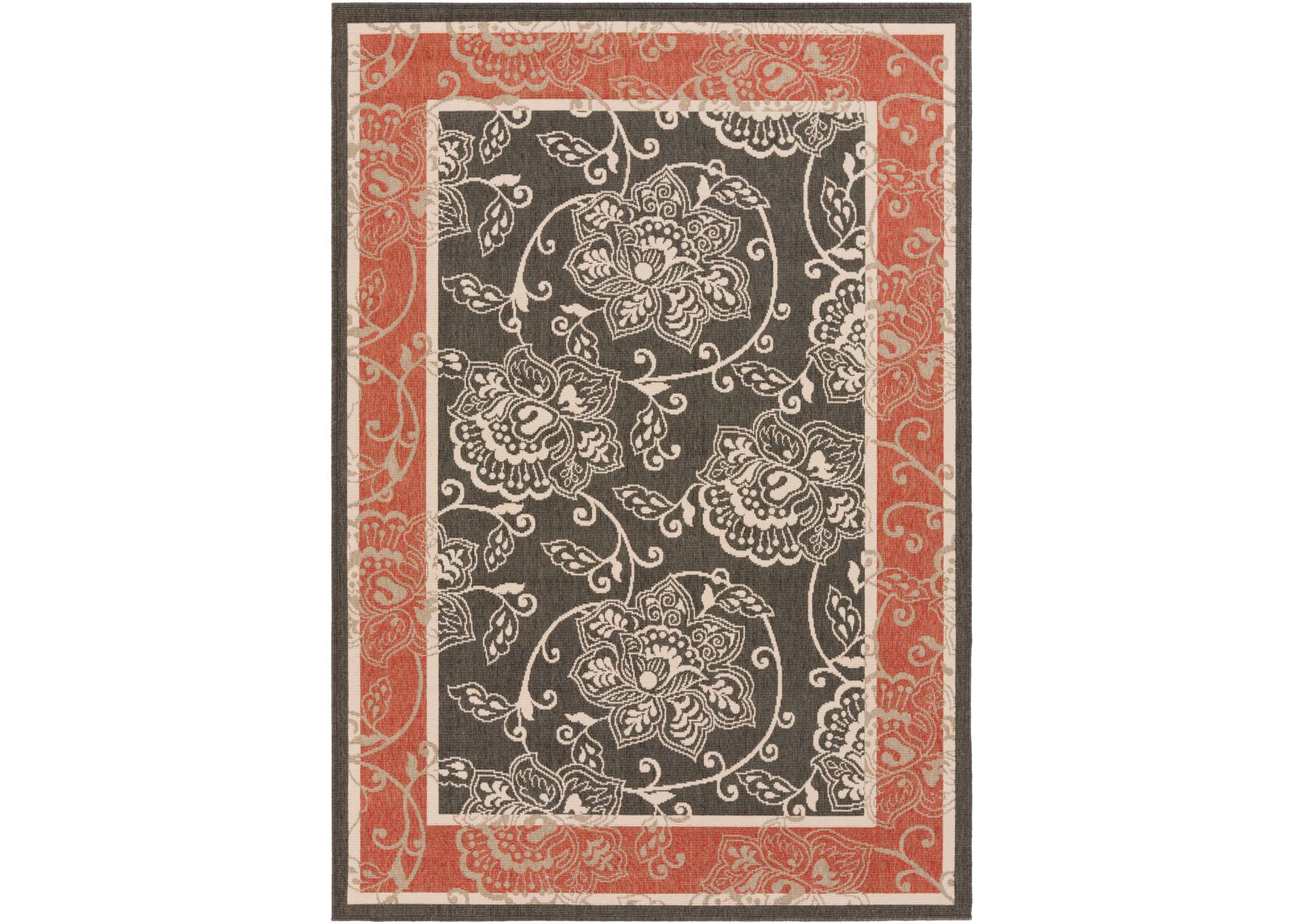 Alfresco Black Area Rug,Surya