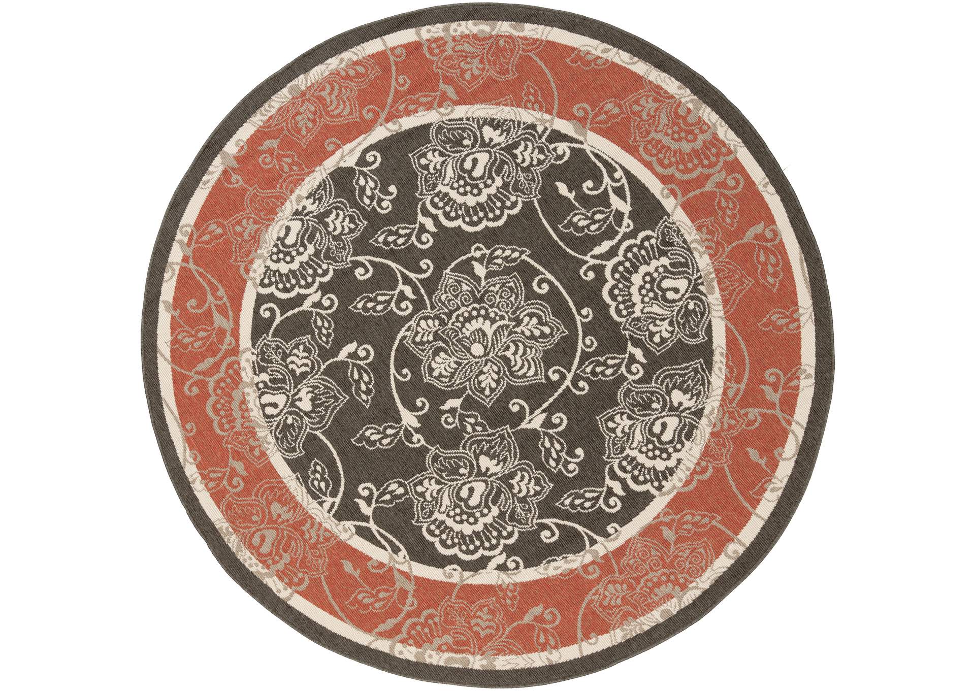 Alfresco Black Area Rug,Surya