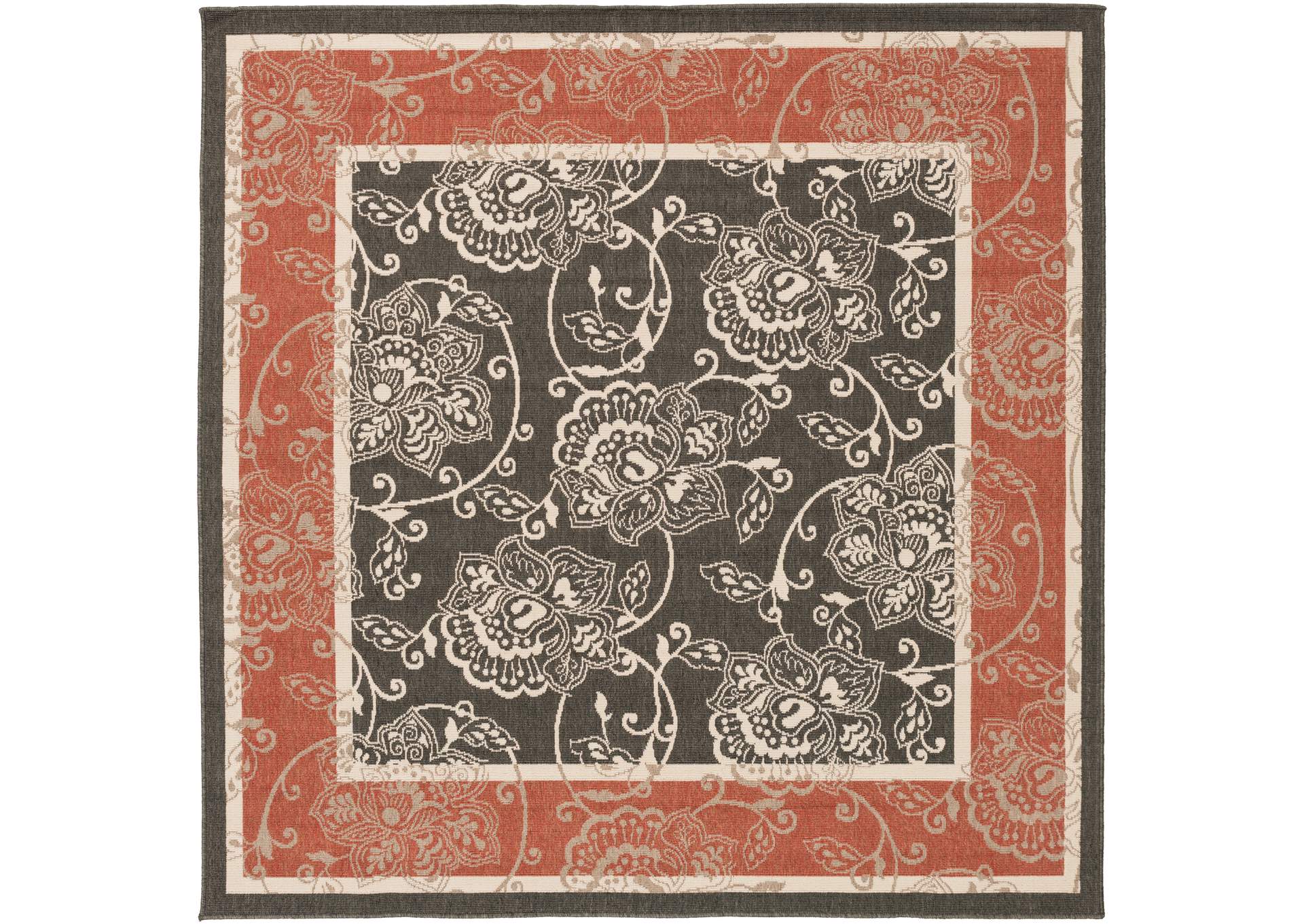 Alfresco Black Area Rug,Surya