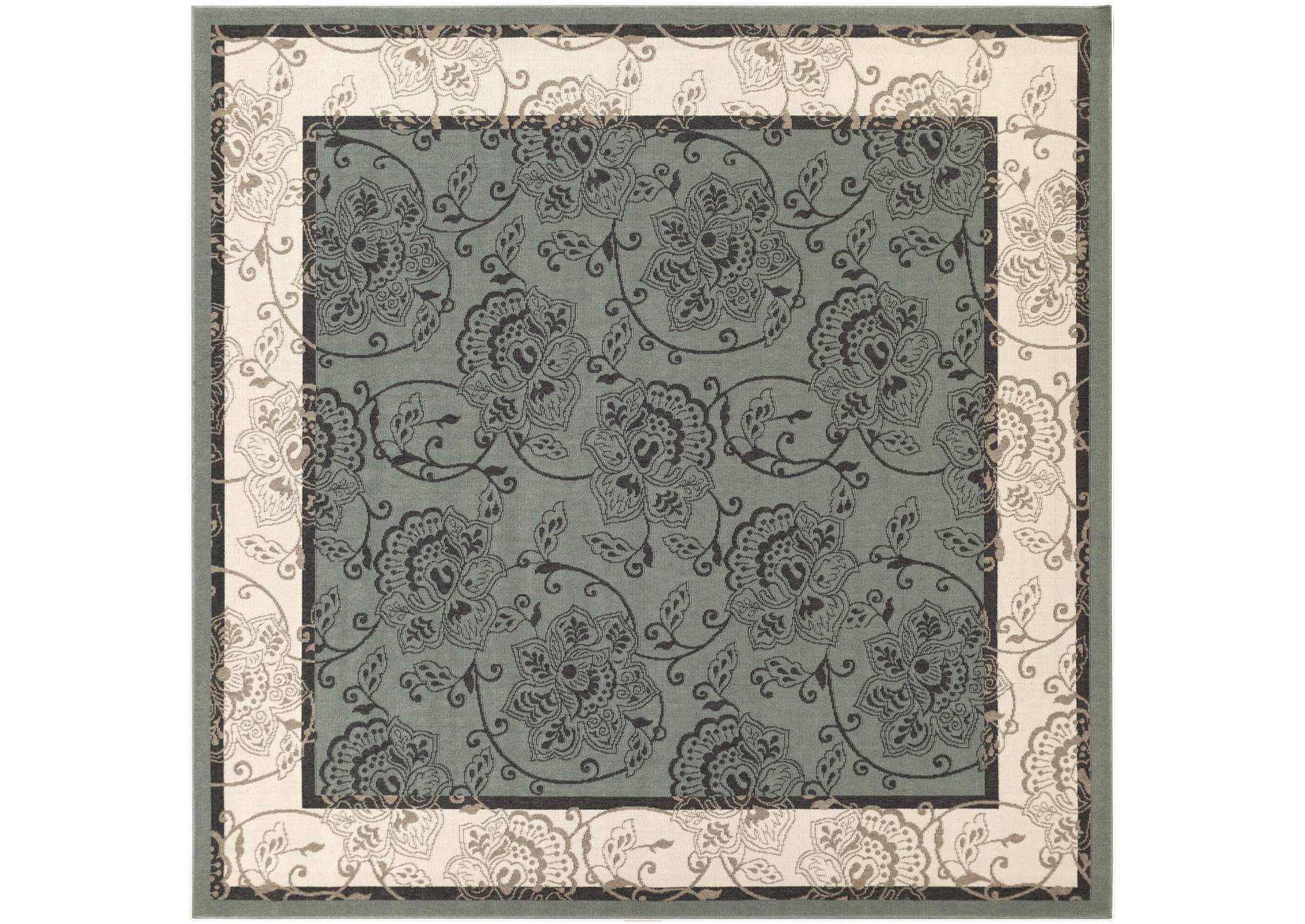 Alfresco Green Area Rug,Surya