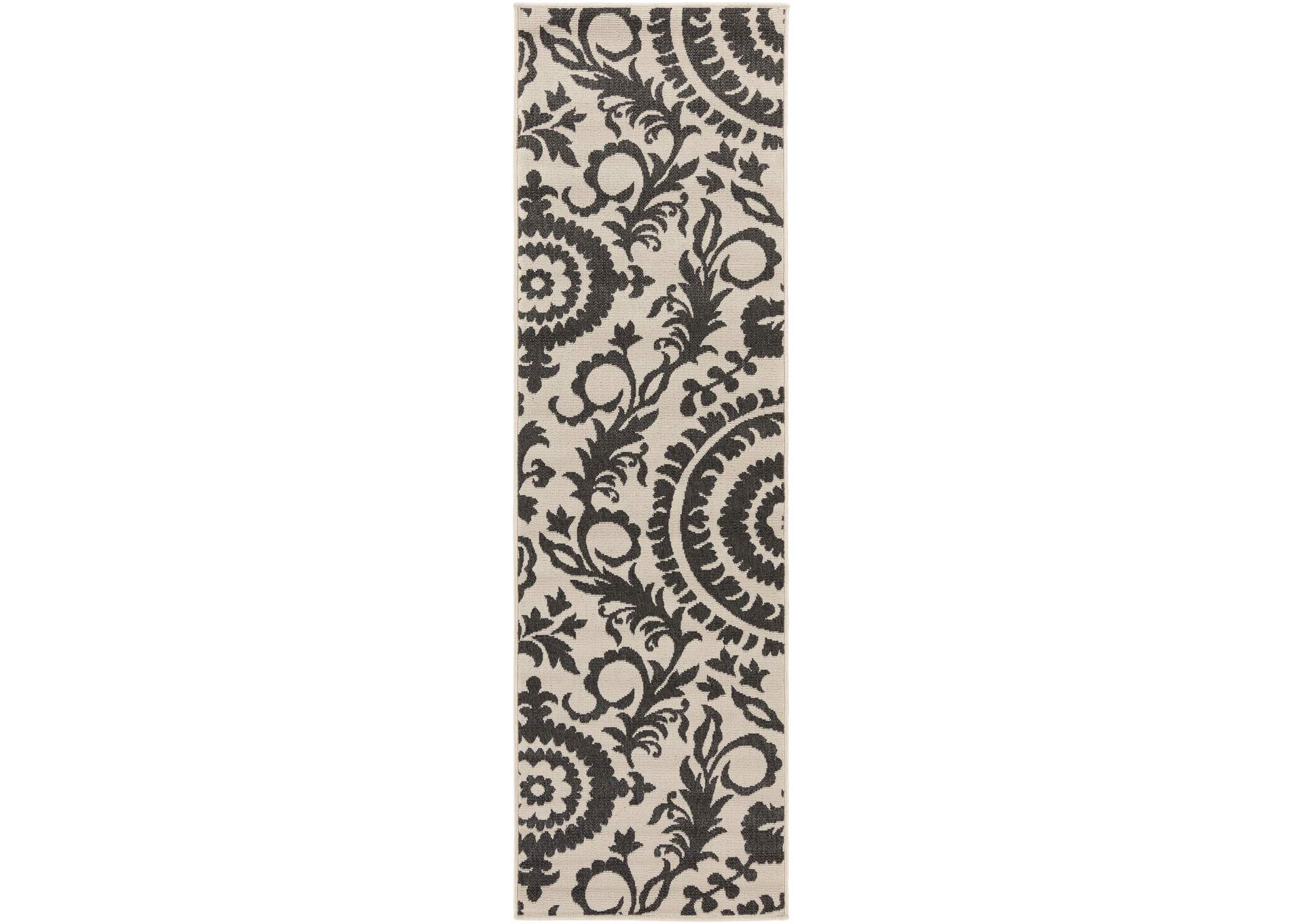 Alfresco Black Runner,Surya
