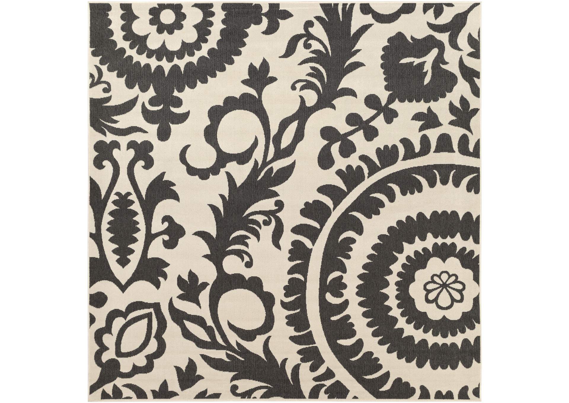 Alfresco Black Area Rug,Surya