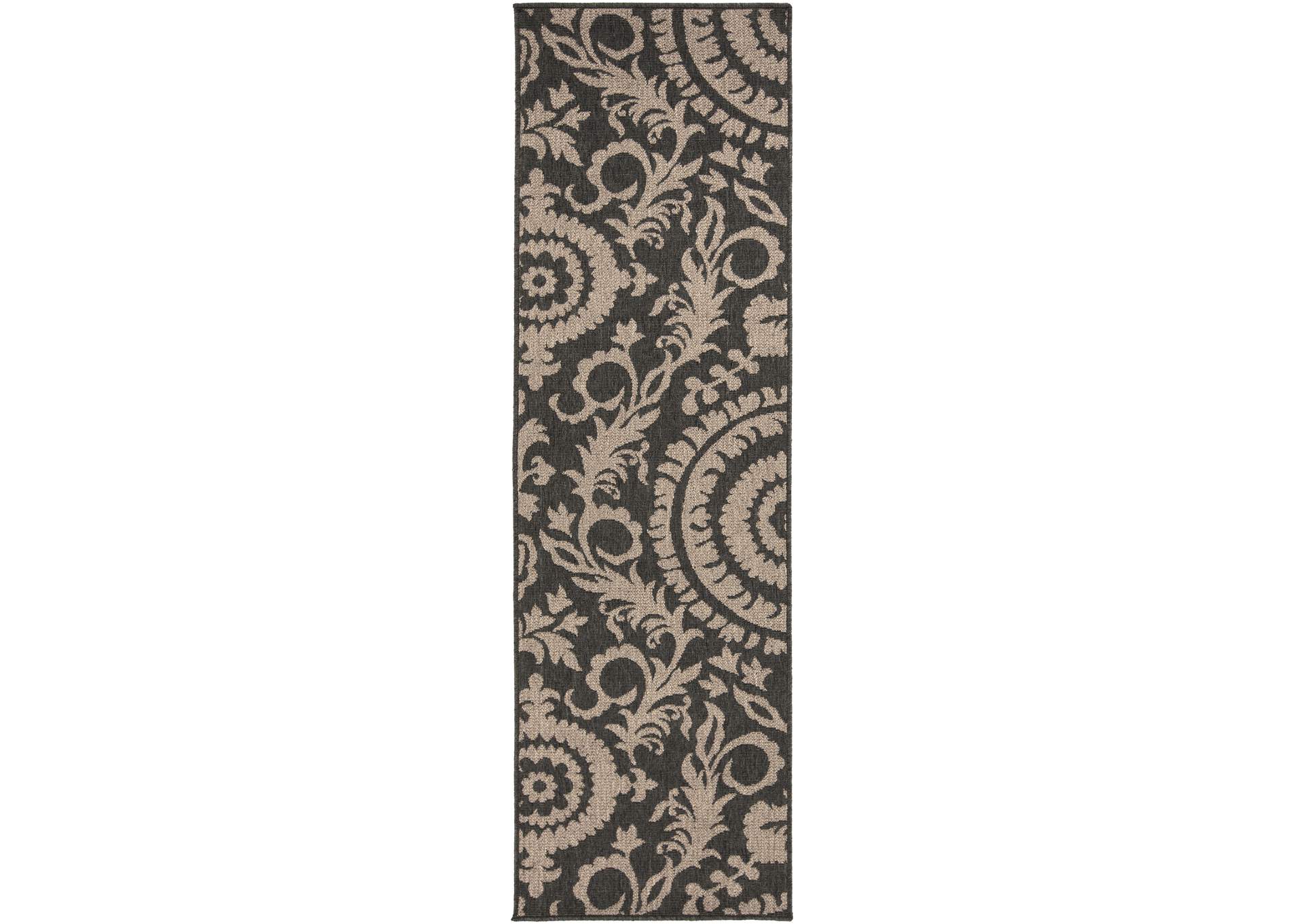Alfresco Black Runner,Surya