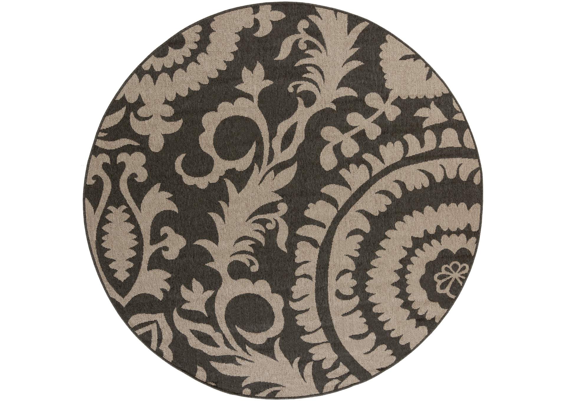 Alfresco Black Area Rug,Surya