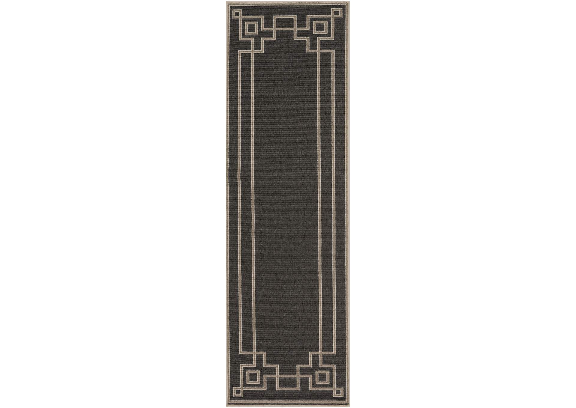 Alfresco Black Runner,Surya