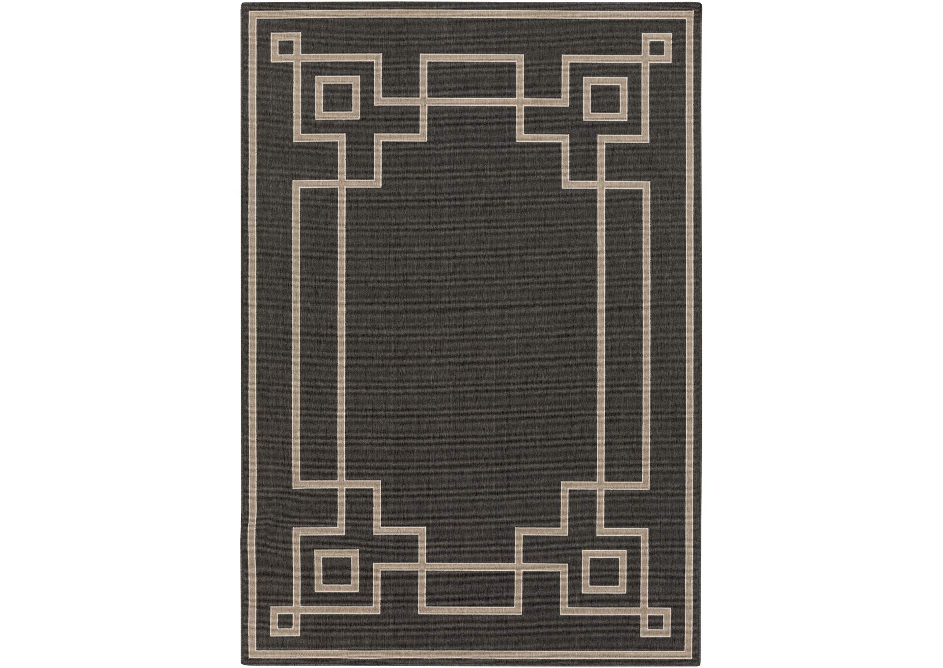 Alfresco Black Area Rug,Surya