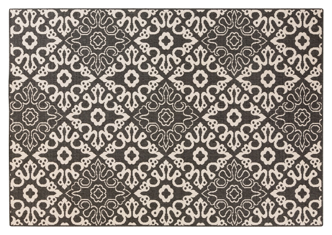Alfresco Black Area Rug,Surya