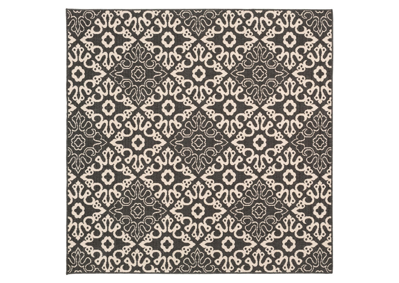Alfresco Black Area Rug,Surya