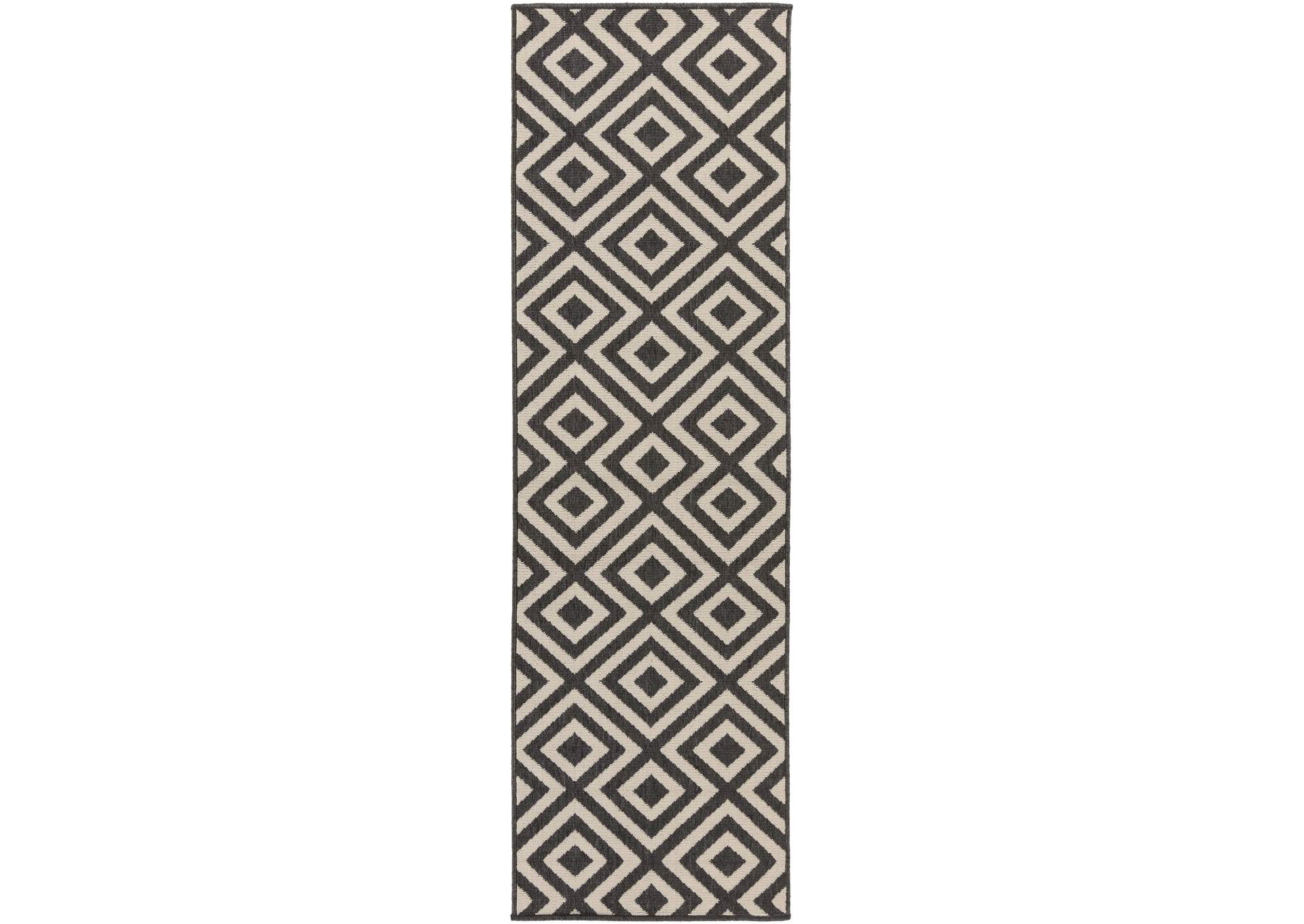 Alfresco Black Runner,Surya