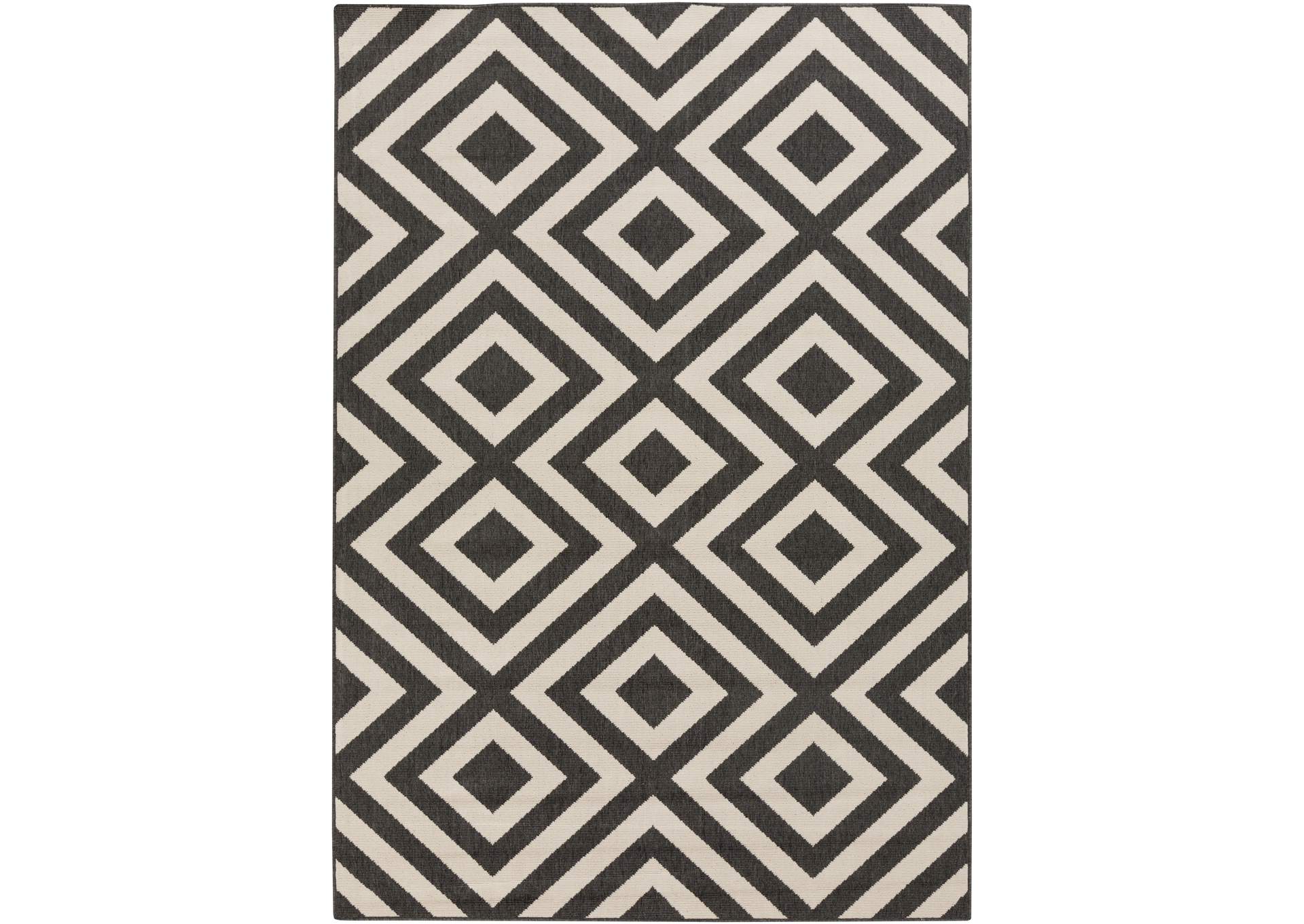Alfresco Black Area Rug,Surya