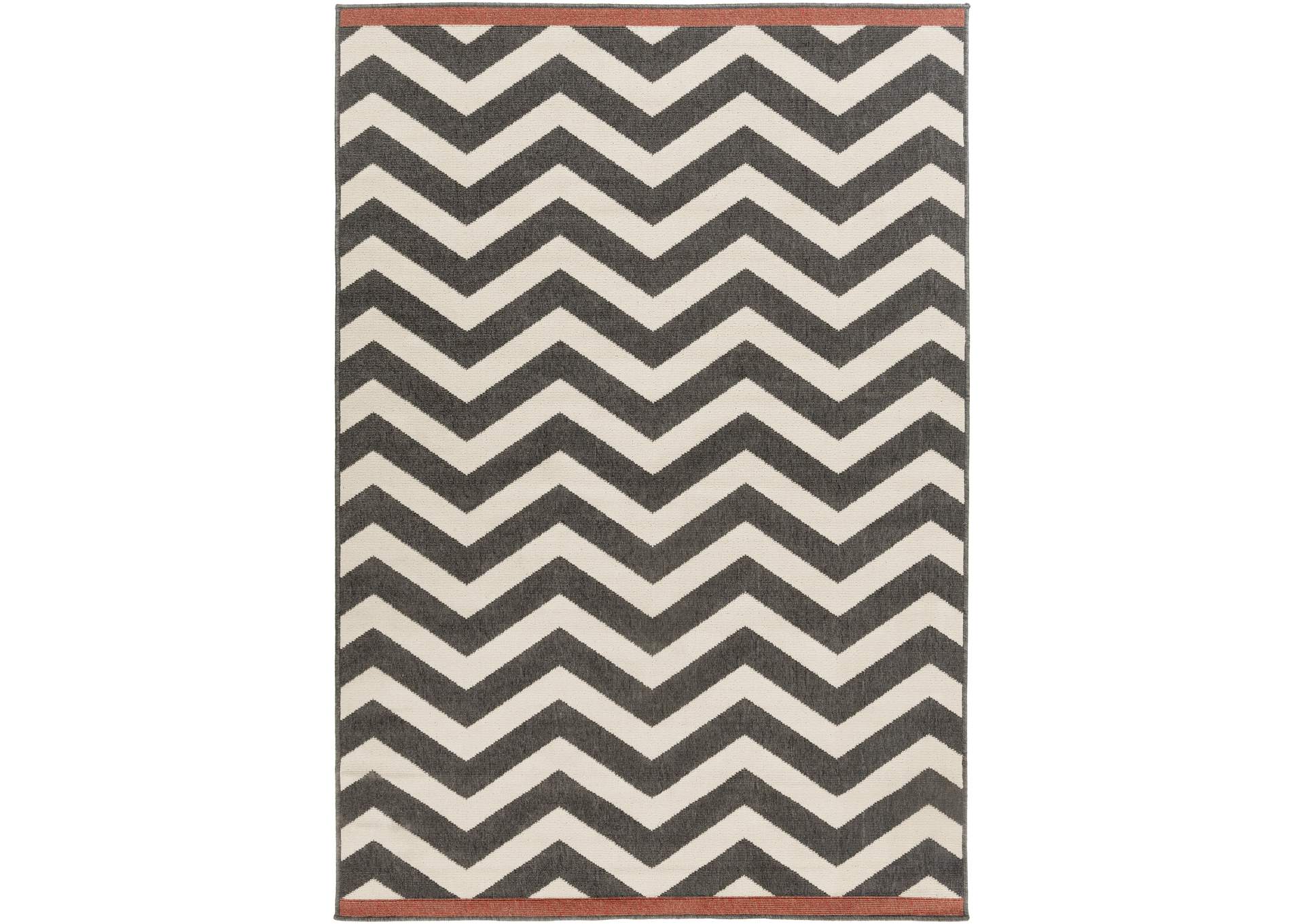 Alfresco Black Area Rug,Surya