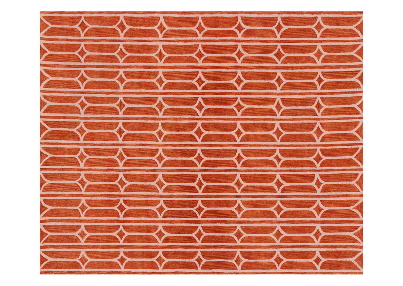 Alexandra Orange Area Rug,Surya