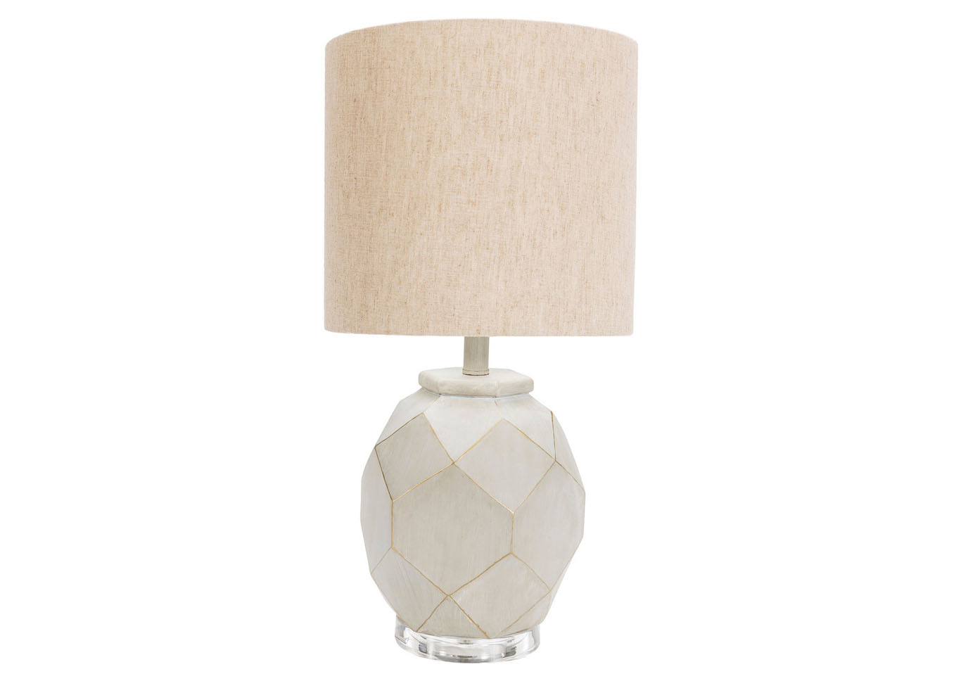 Alma White Table Lamp,Surya