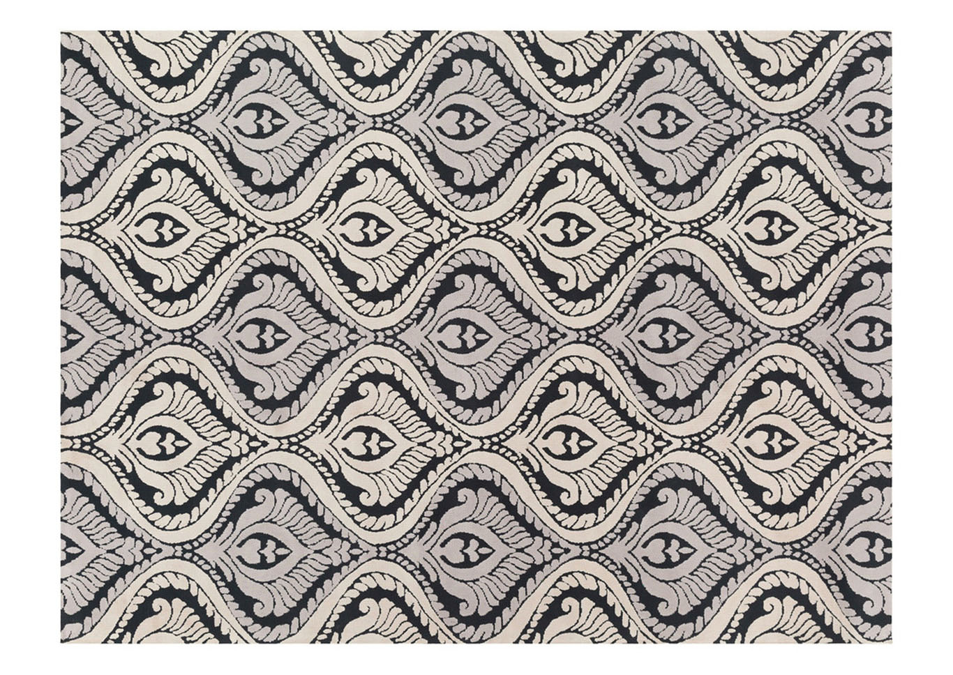 Annette Black Area Rug,Surya