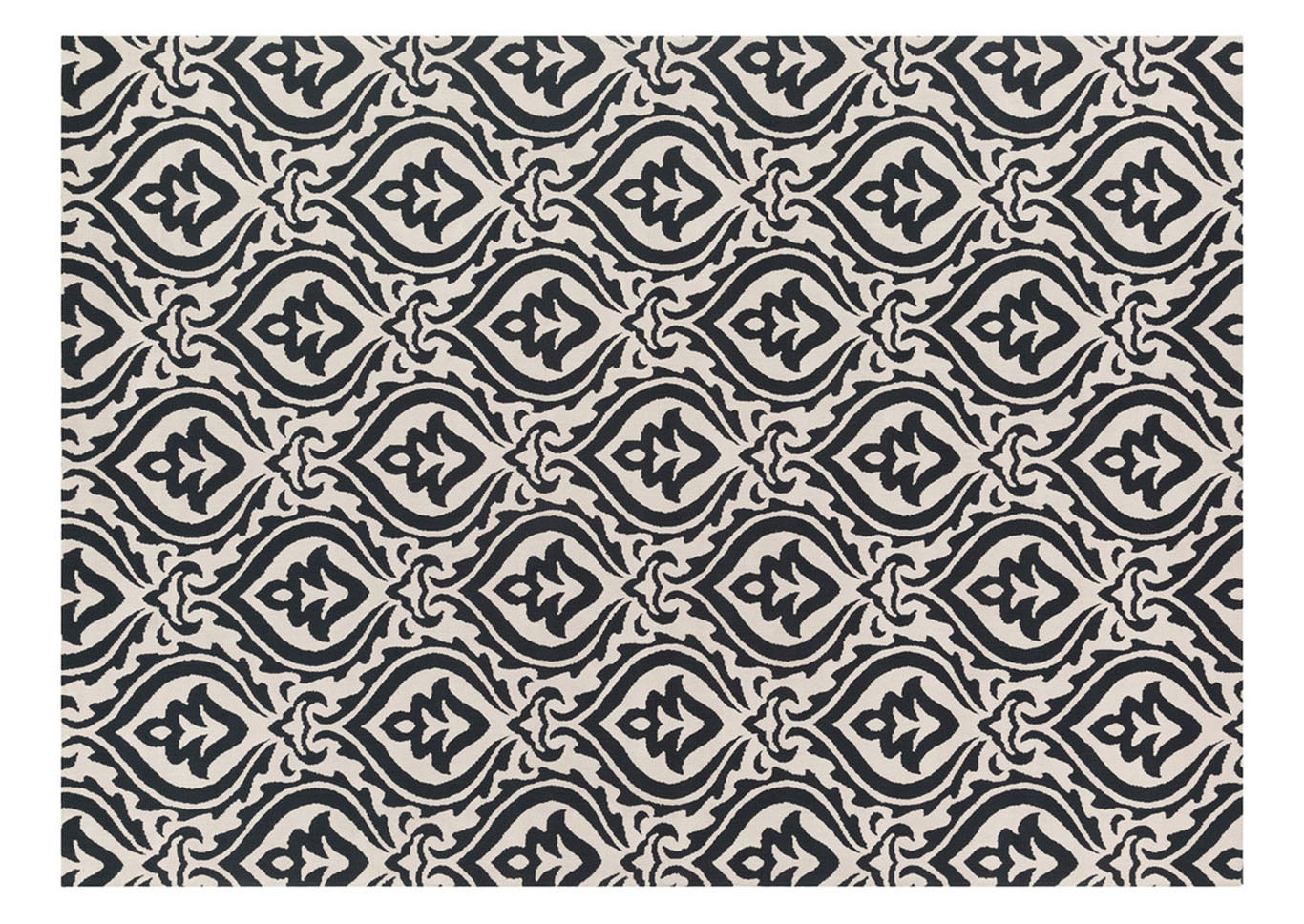 Annette Black & White Area Rug,Surya